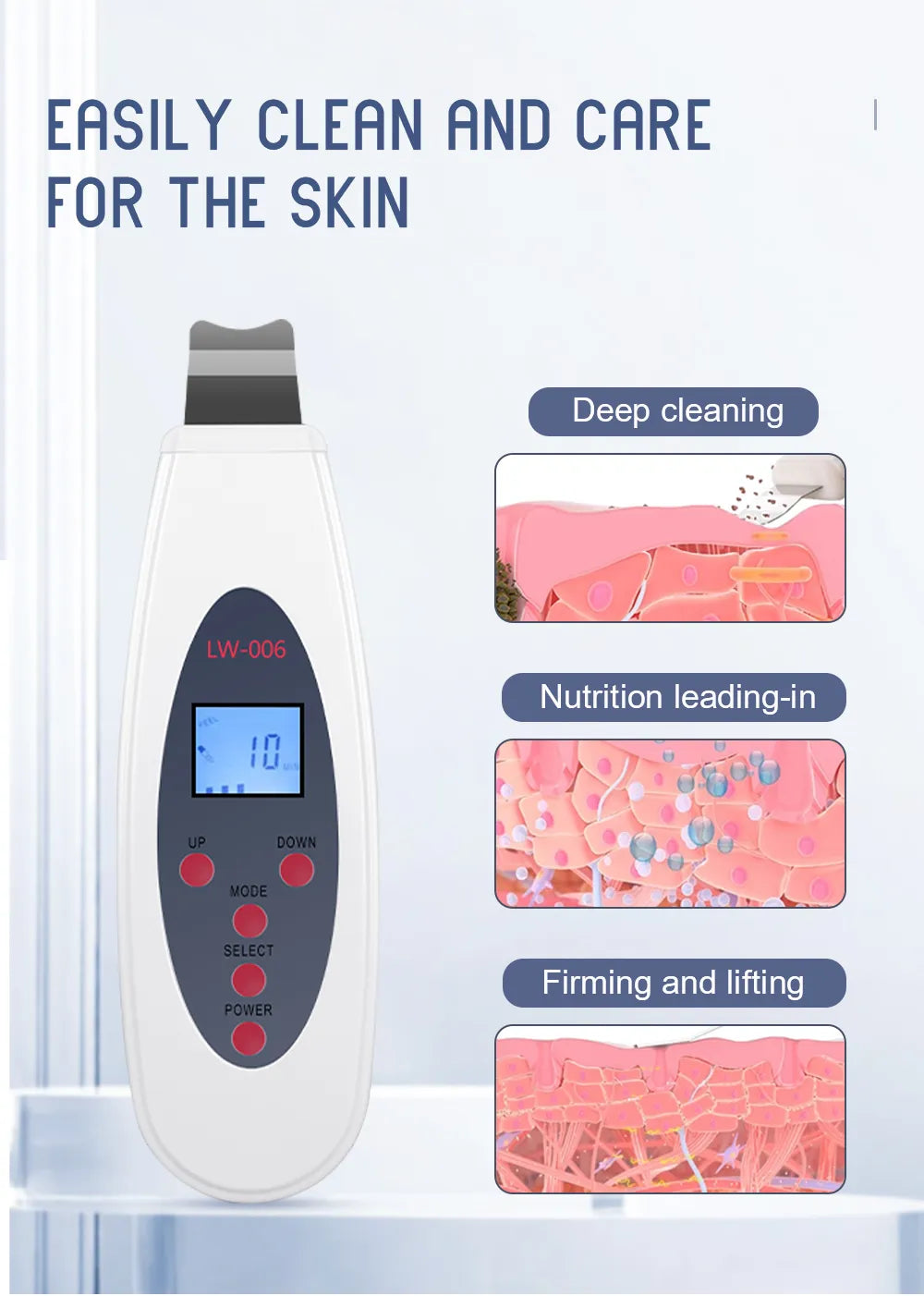 UltraCleanse™ Pro Ultrasonic Skin Scrubber