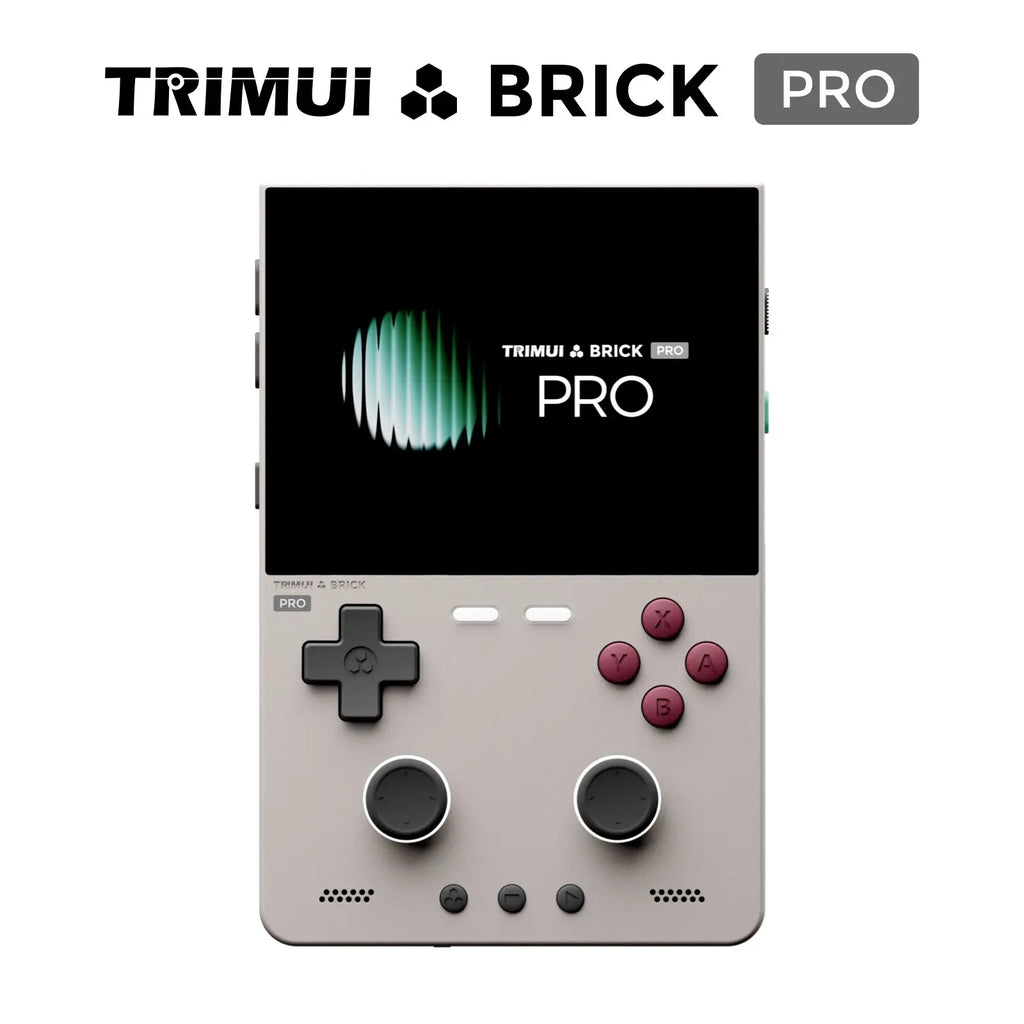 TRIMUI BRICK PRO Retro Handheld Game Console Portable Video Player Linux System Open Source 3.95 Inch Palm Phone Games Gifts
