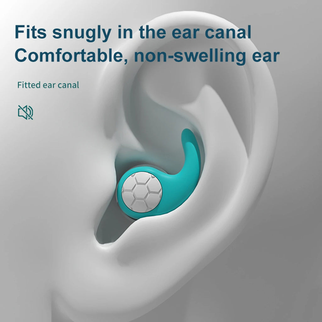 Tapones para Dormir SilentFit — Silicona Reutilizable, sin Cables ni Batería