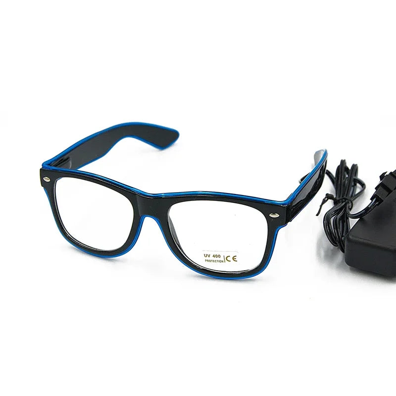 Gafas LED 1 pieza con iluminación decorativa luminosa para fiestas